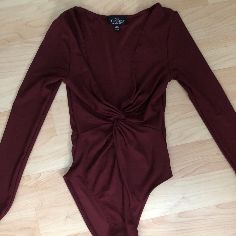 Topshop long sleeve bodysuit